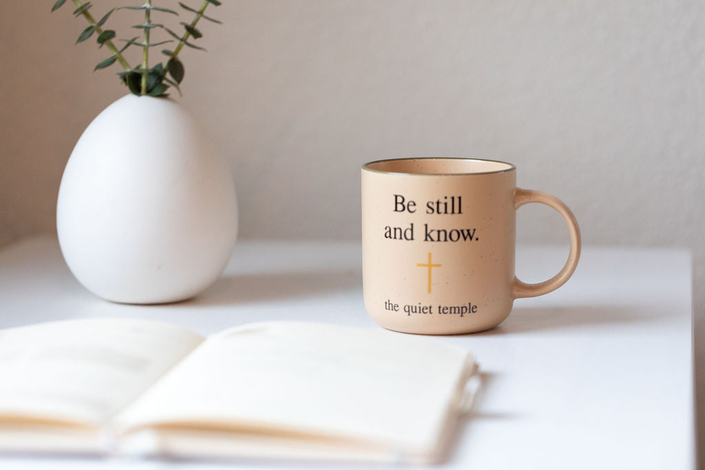 "Be Still and Know" Ceramic Mug