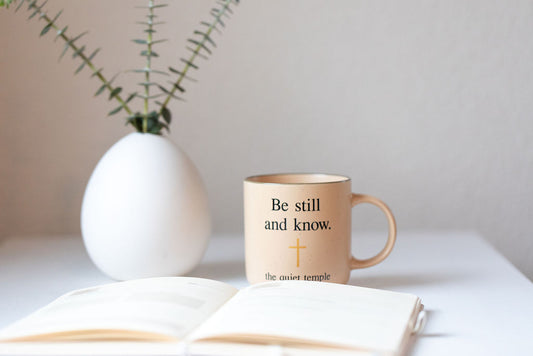 "Be Still and Know" Ceramic Mug