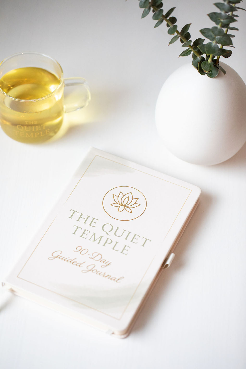 The Quiet Temple Espresso Glass Mug — 4 oz