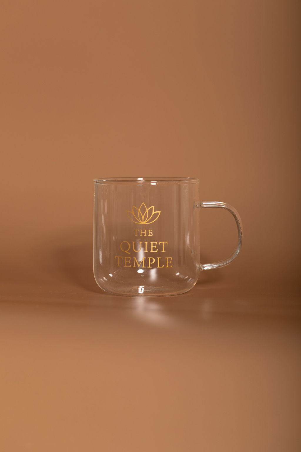 The Quiet Temple Espresso Glass Mug — 4 oz