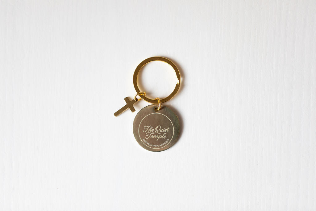 The Quiet Temple Keychain